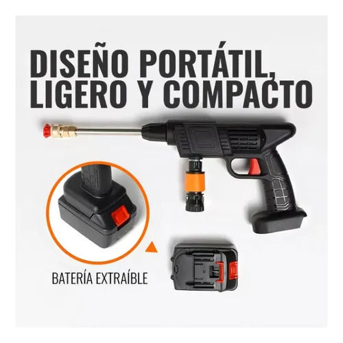 Hidrolimpiadora Portátil 48V 2 Baterias